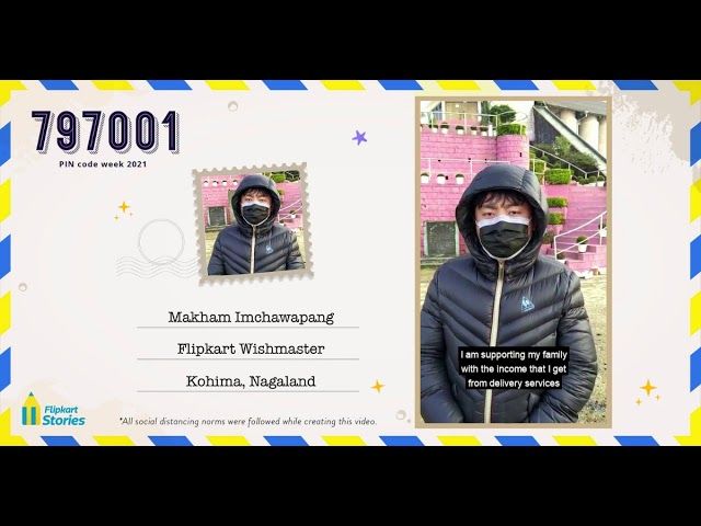 Flipkart Wishmaster Makham Imchawapang in Kohima