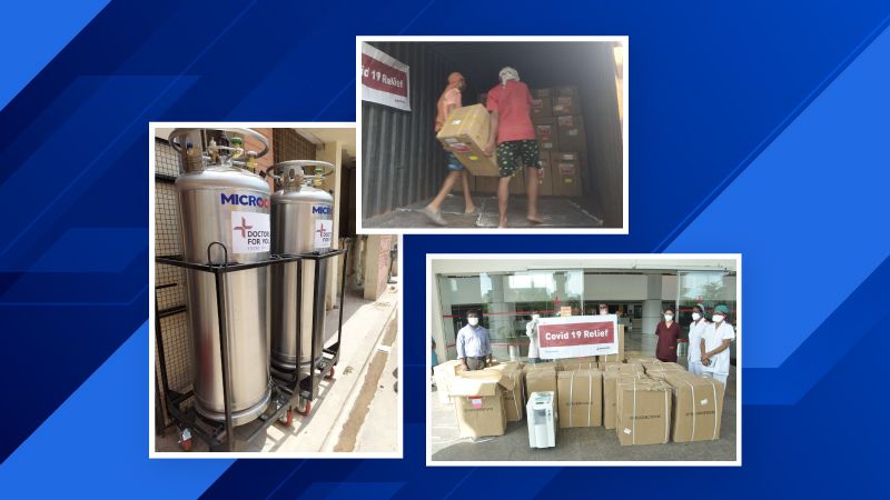 Delivered: All cryogenic liquid containers and oxygen cylinders for COVID-19 relief
