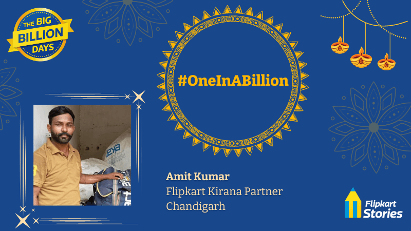 #OneInABillion: For Flipkart Kirana partner Amit Kumar, family is everything