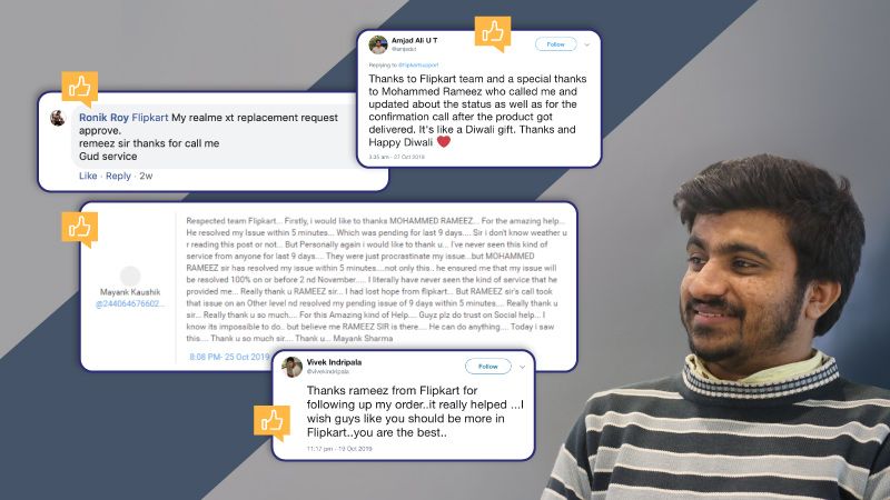 Meet Mohammed Rameez, the Flipkart customer care executive who is a beacon of dependability