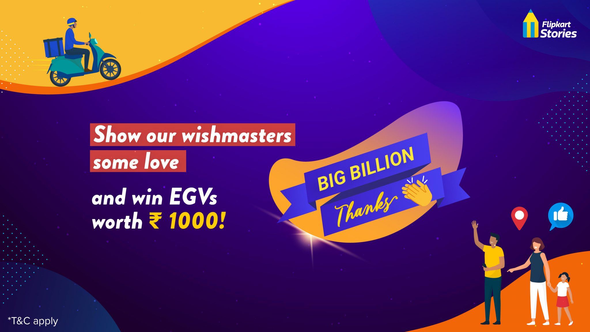 #ContestAlert: Give Flipkart wishmasters the #BigBillionThanks they deserve!