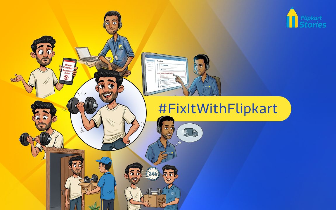 #FixItWithFlipkart: How One Agent Overruled a Glitch to Save a Smile