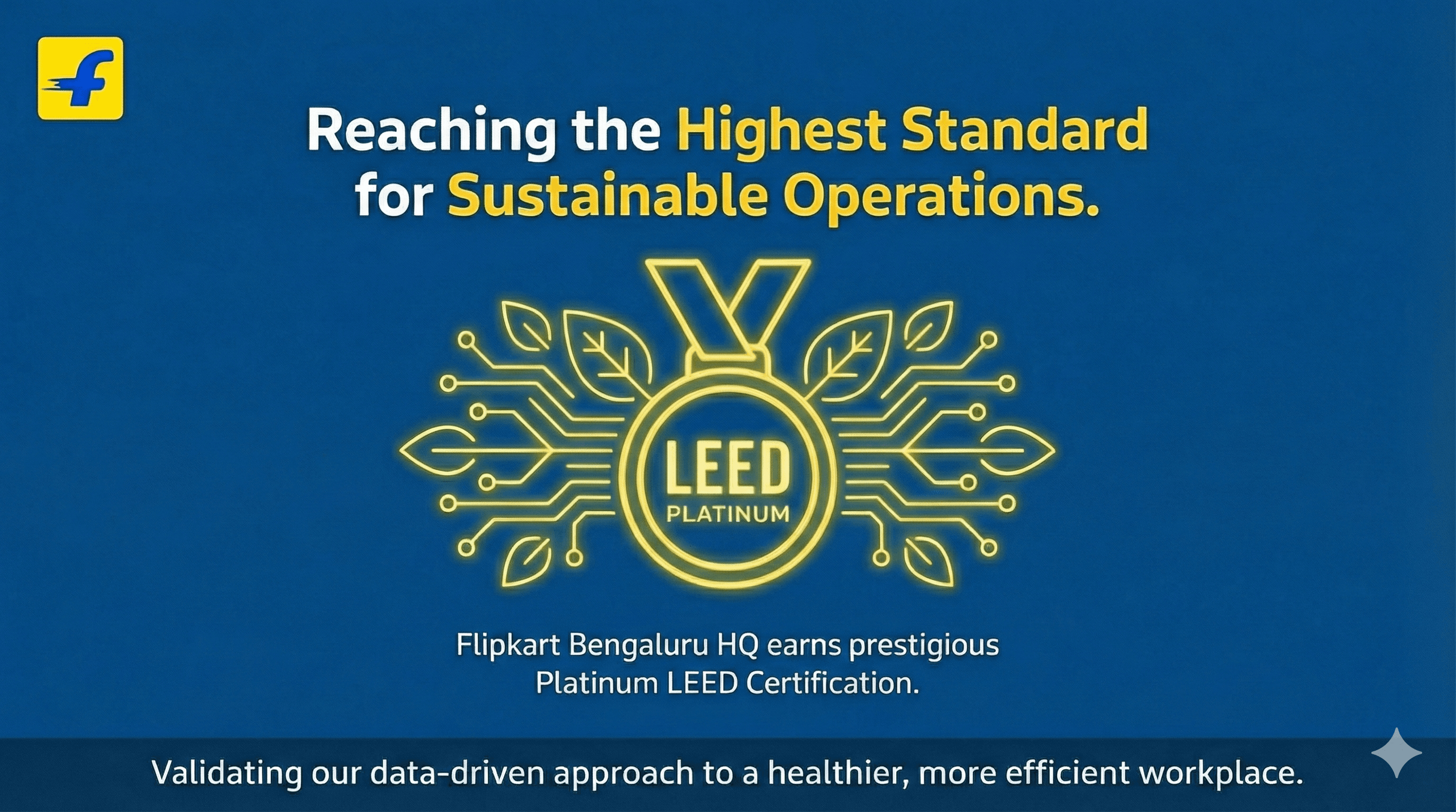 Flipkart Group’s Bengaluru Headquarters Earns Platinum LEED Certification for Operations and Maintenance
