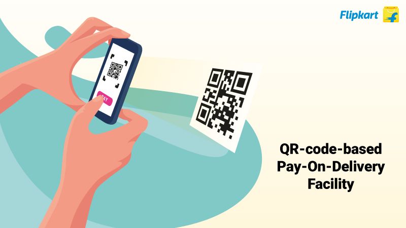 Enjoy a 100% digital shopping experience with Flipkart’s QR code-Pay-On-Delivery facility